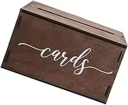 jojofuny Box Vintage Wedding Cards Box Keepsake Card Holder for Birthday Shower and Reception Decor Elegant Stationery Organizer with Lid