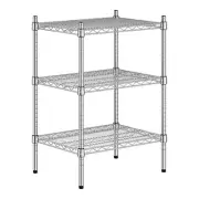 Regency 18" Wide NSF Chrome Wire 3-Shelf Kit with 34" Posts WS-460EC1824K33