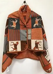 [SUOYUANJIE] Winter Wheelchair Blanket, Scarf Blanket for Adults, Flannel Lining, Heat Blanket, Wheelchair Poncho, Knee Blanket, Leg Blanket for Wheelchair, Portable Warm Blanket
