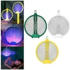 Mosquito Swatter Fly Swatter Repellent Lamp Folding Mosquito Zapper Racket