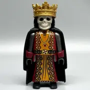 Playmobil Skeleton Royal King Undead Ghost Male Adult Figure Fairytale Custom