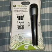 Microsoft OEM Wireless Microphone For Xbox 360 Black New Sealed-P