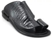 Davinci 2013 Men's Italian Push In Toe Ring Sandal Alligator Print