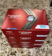New- Callaway Chrome Soft Triple Track 2024 - 4 Dozen Balls