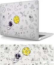 Hard Cover Compatible with New MacBook Pro 16 inch with Liquid Retina XDR Display & Touch ID 2021/2023 Release Model A2485 M1/A2780 M2, Plastic Hard Shell Case & Keyboard Cover, Astronaut