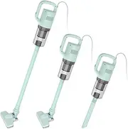 KEROMEE Vacuum Cleaner with Cable, Mini Handheld Vacuum Cleaner 2 in 1 Lightweight Vacuum Cleaner for Pet Hair, Hardwood Floors, Cat Litter, Carpet, House Cleaning (Green)