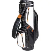 NEW Sun Mountain 2023 Dundee Cart Bag - Black-White Ns