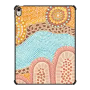 iPad Air 13-inch (M2/M3) iPad Impact Case Narooma - Aboriginal Art