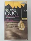 Garnier Olia Permanent Hair Colour Dye 8.0 BLONDE Fast FREE Post