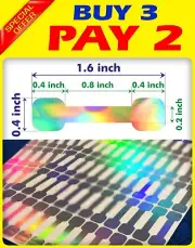 330 SECURITY STICKERS DESTRUCTIBLE TAMPER PROOF WARRANTY HOLOGRAM VINYL SEALS