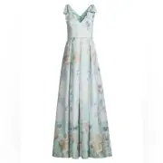 NWT Aidan Mattox V-Neck Ballgown A-Line Size 8