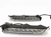 Turn Signal Lights for for Scirocco R for Line 2015 2016 DRL Daytime Running Light Turn Signal Fog Lamp Car LED Front Bumper Light Turn Signal Lights