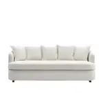 [OneWorld Collection] Clontarf Hamptons 3 Seat Sofa Ivory