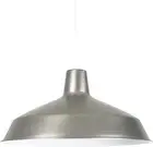 Sunset Lighting F3513-53 Pendant with Satin Nickel Metal Glass, Satin Nickel Fin