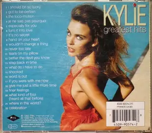 《絕版專賣》Kylie Minogue 凱莉米洛 / Greatest Hits 精選輯 (德版.無IFPI)