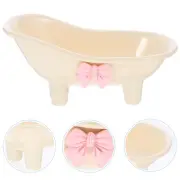 Self Draining Soap Holder for Bath Sink Dish Sponge Bathroom Table Top