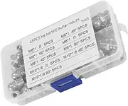 45Pcs M6/M8/M10 Metal Brass Zerk Grease Nipple Fitting Assortment Kits for Hot Air Guns