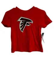 Outerstuff Kids Short-Sleeve Atlanta Falcons Crew Neck T-Shirt, Red, Medium 5/6