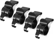 Car Umbrella Organiser Trunk Hook Towel Hooks Umbrella Mount Plant Black Car Universal Interior Storage Organiser Accessories(4pcs)