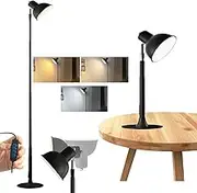 Cordless LED Metal Table Lamp, 2-in-1 Led Floor Lamp & Desk Lamp, Standing Lamp with Adjustable Reading Lights, USB Rechargeable Tall Lamps Bedside Lamp with 3 Color Modes & Stepless Dimmable