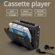 Retro AM/FM Cassette Player & Recorder – Classic Walkman with Loudspeaker