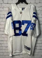 NWT Reebok NFL Indianapolis Colts 87 Reggie Wayne White Stitched Jersey Size 50