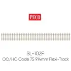 PECO SL-102F OO/HO Streamline C75 Concrete Sleeper 914mm Yard Length Flexi-Track