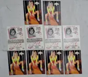Lot Of 10 Bench Warmer Sabryn Genet Cards 1992