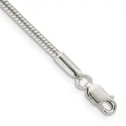 8 Inch Sterling Silver 2mm Snake Chain