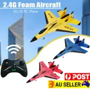 SU-35 Model Plane EPP Foam Radio Glider Remote Control Airplane Toy for Kids AU