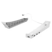 4-Port USB Game Host Rack Storage Horizontal Bracket Charging Stand Base for PS5
