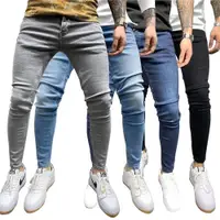 在飛比找ETMall東森購物網優惠-Fashion men's stretch skinny j