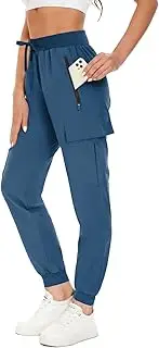 [KINGFEN] Trousers for Women UK Waterproof Quick Dry Tracksuit Bottoms Ladies Walking Joggers Size 6-16