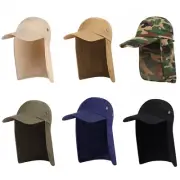 Unisex Fishing Hat Sun Visor Cap Sun Protection with Ear Neck Flap Cover Cool AU