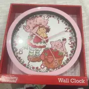 Strawberry Shortcake Wall Clock NEW Unique