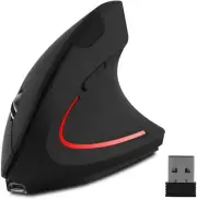 6 Button Ergonomic Wireless Vertical Optical Mouse Mice for PC Mac RECHARGEABLE