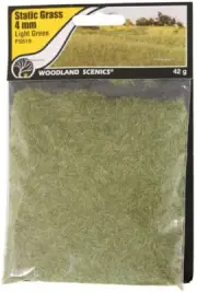 Woodland Scenics Static Grass 4mm Medium Green