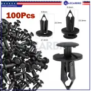 100x ATV Retainer Clip Push Pin Splash Guard Body Panel Clip For Honda Suzuki US