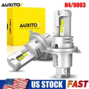 CSP 9003 H4 LED Headlight Fog Light Bulbs Kit Super White 6500K High Low Beam 2x (for: Smart)