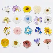 46 pcs /Box Flowers Poetry Paper Decoration Sticker DIY Album Diary Label Sticker