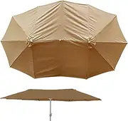 Sunshade Replacement - Sunproof 12-Rib Umbrella Top Replacement Cloth,Outdoor Replacement Canopy For Beach Umbrella, Patio Umbrellas, Pool Umbrellas