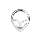 1Pc Alien Hoop Septum Nose Ring Hinged Clicker Segment Cartilage Earring Eyebrow