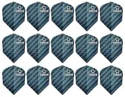 5 Sets Harrows Carbon Standard Dart Flights – Ships w/ Tracking - Blue