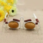 Moxa Walnut Acupuncture Walnut Shell Eye Moxibustion Myopia Mirror Frame 核桃壳艾灸眼镜