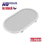 LED Sun Visor Mirror Touch-control Switch Car Rear View Vanity Mirror (Grey)