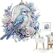 Bird Gems Art Kits for Adults, 5D Bird Gems Painting Kit for Beginners | Handmade Craft Kits in with Full Drill 11.8x11.8 Inch,Complete Drill Gem