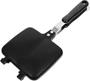 Aluminum Sandwich Frying Pan Double-Sided Grill Pan Bread Baking Pancake Maker Snack Pan Kitchenware for Cooking
