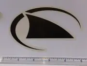 Freestyle Watches Surfboard Fin Shark Black White Surfing Shark STICKER Decal