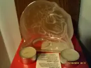 VTG 1988 Avon ST NICK'S STARLIT JOURNEY CANDLE HOLDER-NEW IN BOX-FREE SHIPPING