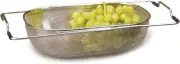 International Precision Pierced In-Sink Drainer, Square, Stainless Steel